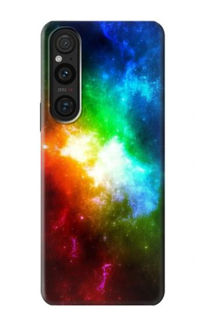 S2312 Colorful Rainbow Space Galaxy Case For Sony Xperia 1 V