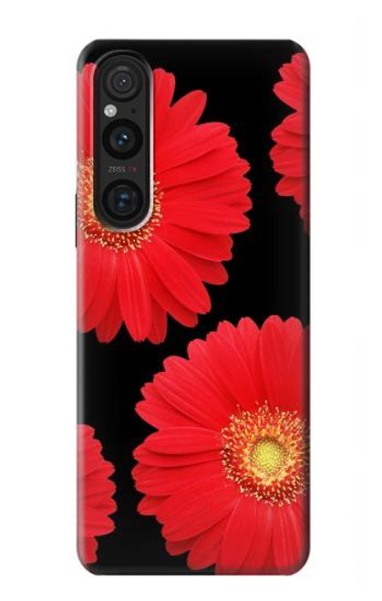 S2478 Red Daisy flower Case For Sony Xperia 1 V