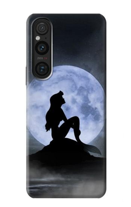 S2668 Mermaid Silhouette Moon Night Case For Sony Xperia 1 V