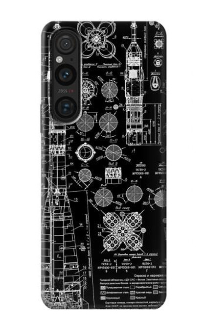 S3436 Apollo Blue Print Case For Sony Xperia 1 V