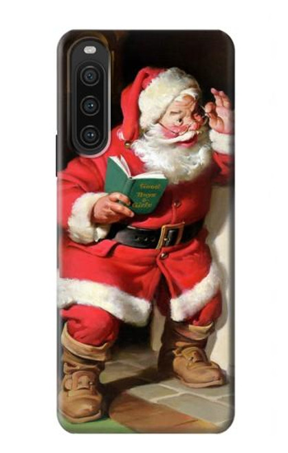 S1417 Santa Claus Merry Xmas Case For Sony Xperia 10 V