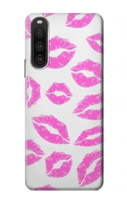 S2214 Pink Lips Kisses Case For Sony Xperia 10 V