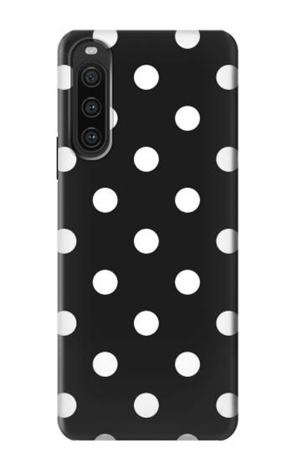 S2299 Black Polka Dots Case For Sony Xperia 10 V