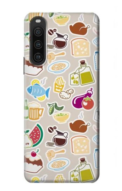 S2321 Food and Drink Seamless Case For Sony Xperia 10 V