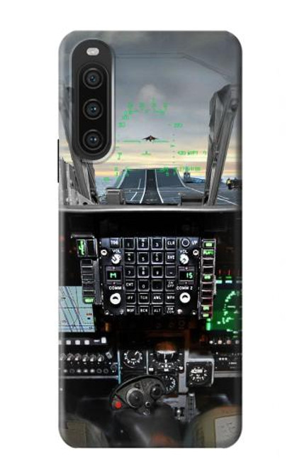 S2435 Fighter Jet Aircraft Cockpit Case For Sony Xperia 10 V