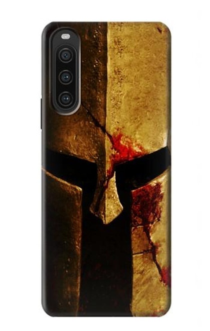 S2439 Warrior Spartan Helmet Case For Sony Xperia 10 V