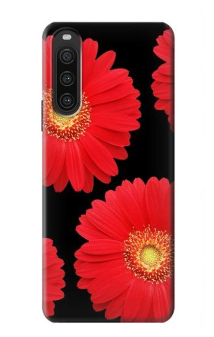 S2478 Red Daisy flower Case For Sony Xperia 10 V