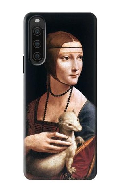 S3471 Lady Ermine Leonardo da Vinci Case For Sony Xperia 10 V