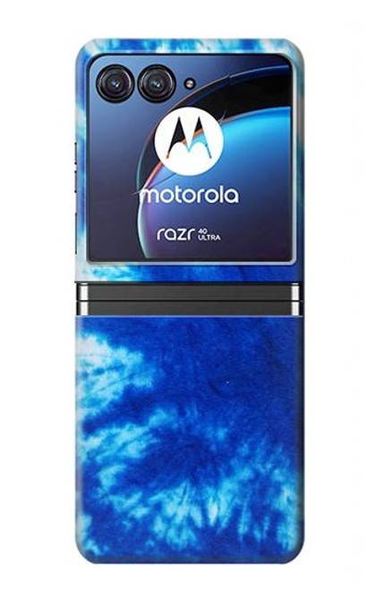 S1869 Tie Dye Blue Case For Motorola Razr 40 Ultra