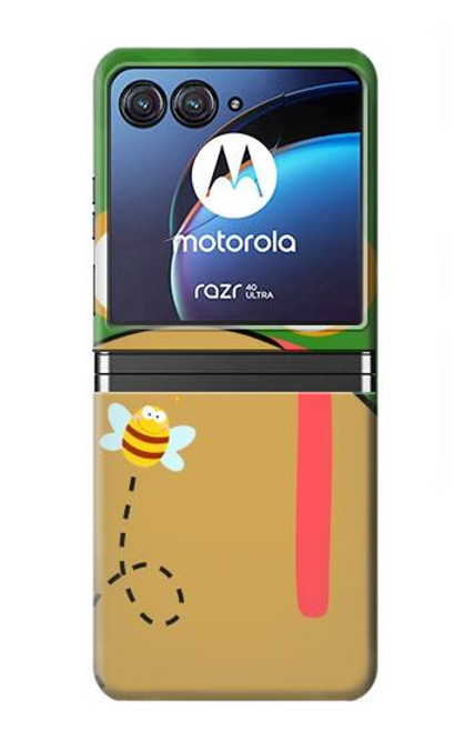 S2765 Frog Bee Cute Cartoon Case For Motorola Razr 40 Ultra
