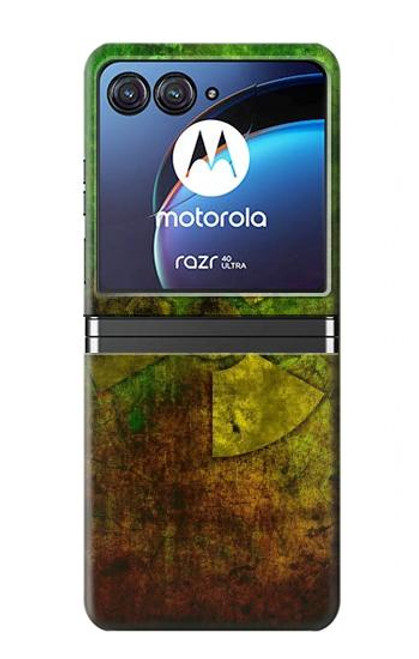 S3202 Radioactive Nuclear Hazard Symbol Case For Motorola Razr 40 Ultra