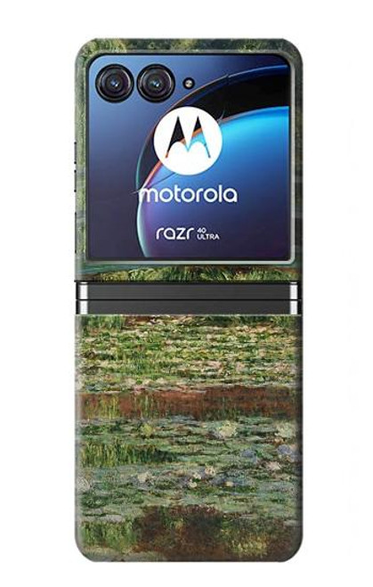 S3674 Claude Monet Footbridge and Water Lily Pool Case For Motorola Razr 40 Ultra