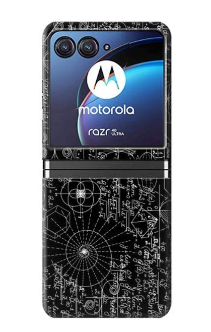 S3808 Mathematics Blackboard Case For Motorola Razr 40 Ultra