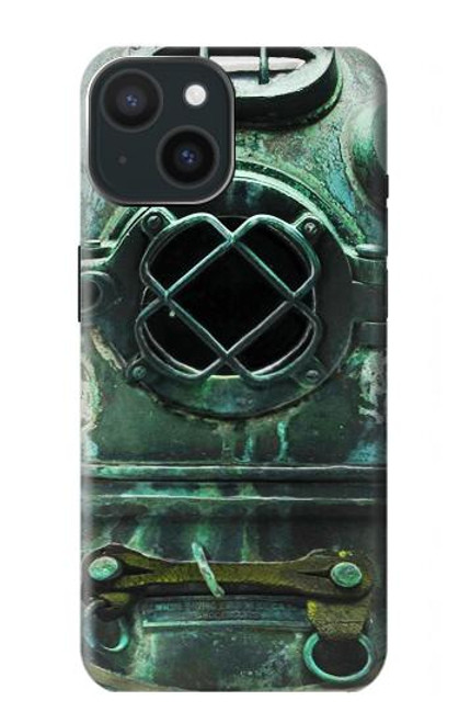 S2632 Antique Vintage Deep Sea Diver Helmet Case For iPhone 15