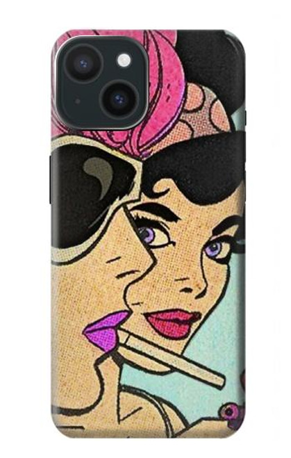 S3171 Girls Pop Art Case For iPhone 15