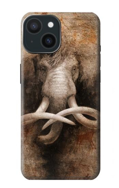 S3427 Mammoth Ancient Cave Art Case For iPhone 15