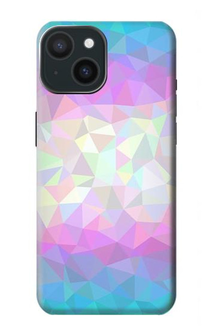 S3747 Trans Flag Polygon Case For iPhone 15