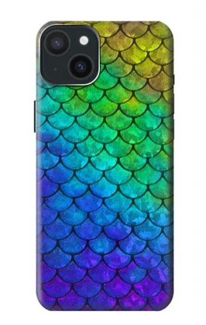 S2930 Mermaid Fish Scale Case For iPhone 15 Plus