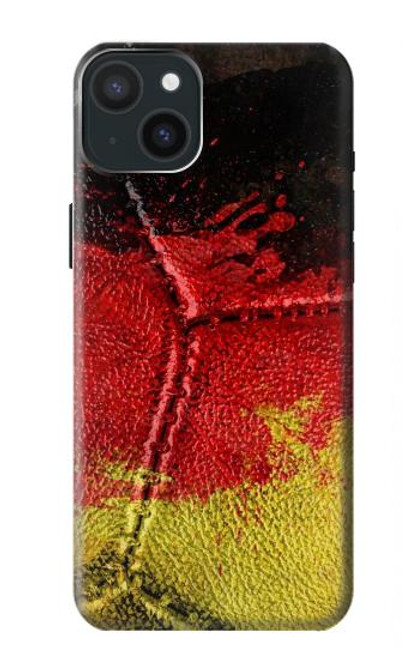 S3303 Germany Flag Vintage Football Graphic Case For iPhone 15 Plus