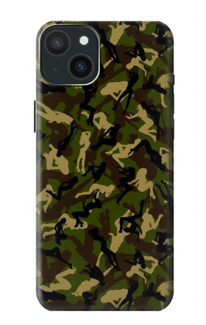 S3356 Sexy Girls Camo Camouflage Case For iPhone 15 Plus