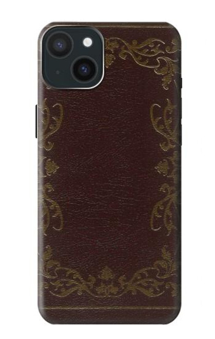 S3553 Vintage Book Cover Case For iPhone 15 Plus