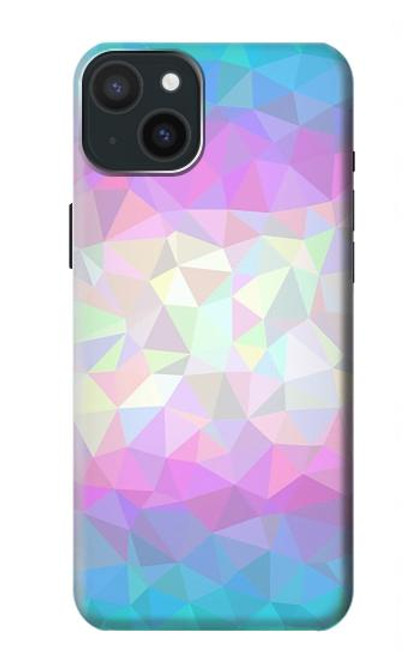 S3747 Trans Flag Polygon Case For iPhone 15 Plus