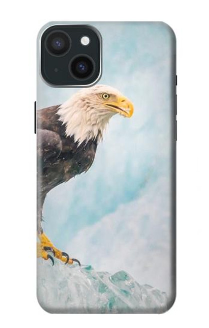 S3843 Bald Eagle On Ice Case For iPhone 15 Plus