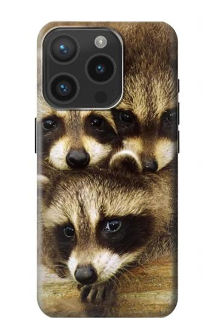 S0977 Baby Raccoons Case For iPhone 15 Pro