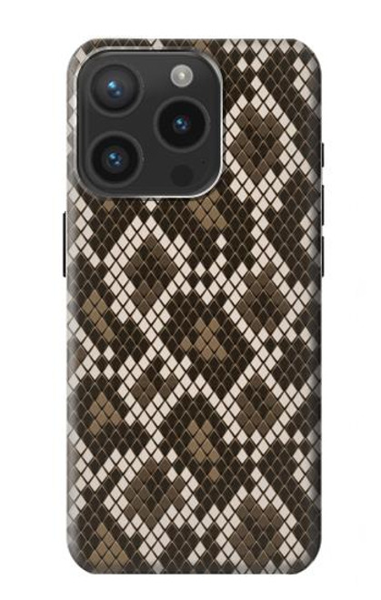 S3389 Seamless Snake Skin Pattern Graphic Case For iPhone 15 Pro