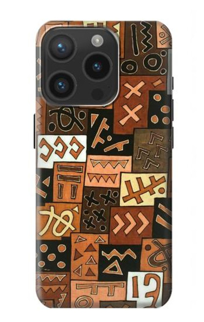 S3460 Mali Art Pattern Case For iPhone 15 Pro