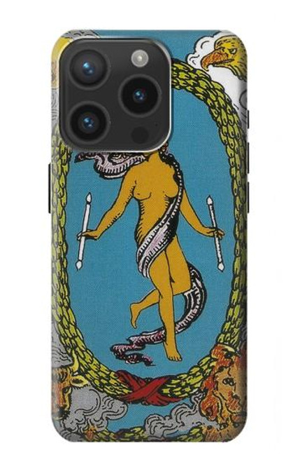 S3746 Tarot Card The World Case For iPhone 15 Pro