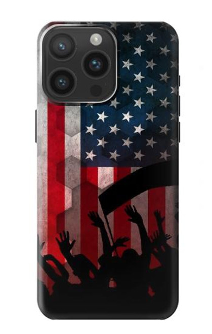 S2989 USA America Soccer Case For iPhone 15 Pro Max