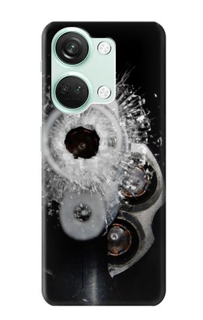 S2387 Gun Bullet Hole Glass Case For OnePlus Nord 3