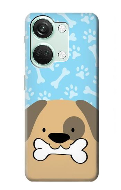 S2669 Cute Dog Paws Bones Cartoon Case For OnePlus Nord 3