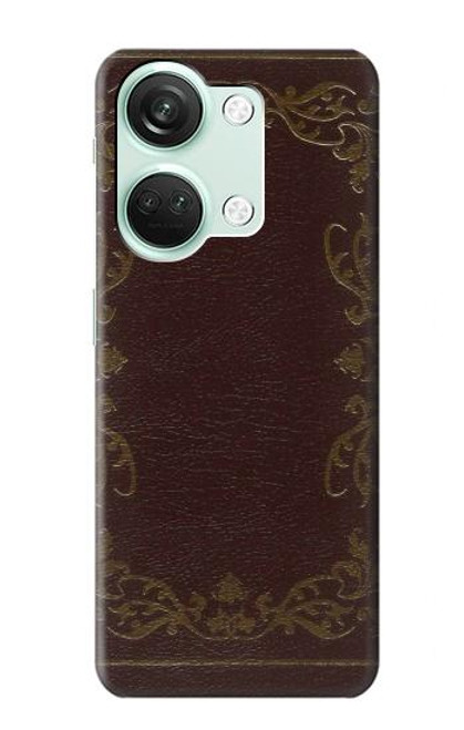 S3553 Vintage Book Cover Case For OnePlus Nord 3