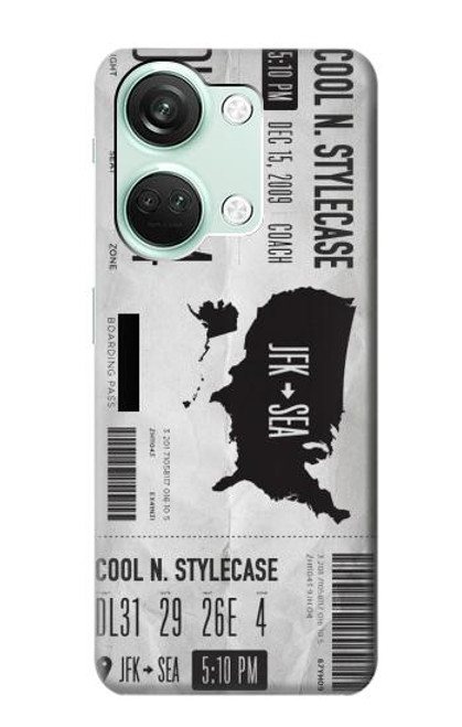 S3615 Airline Boarding Pass Art Case For OnePlus Nord 3