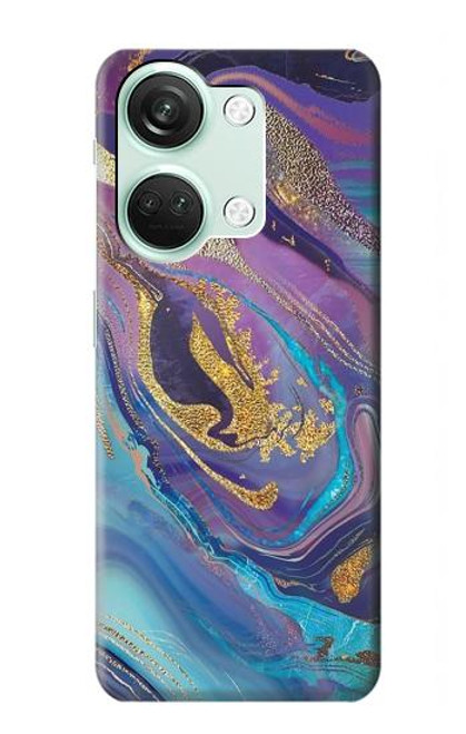 S3676 Colorful Abstract Marble Stone Case For OnePlus Nord 3