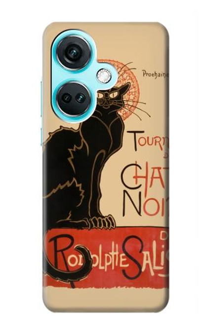 S2739 Chat Noir Black Cat Vintage Case For OnePlus Nord CE3