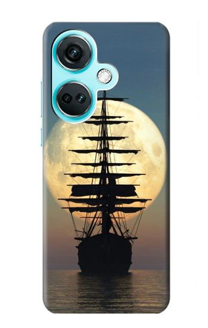 S2897 Pirate Ship Moon Night Case For OnePlus Nord CE3