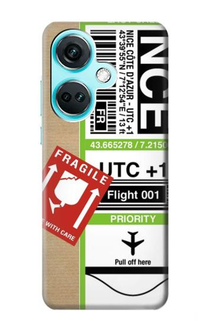 S3543 Luggage Tag Art Case For OnePlus Nord CE3
