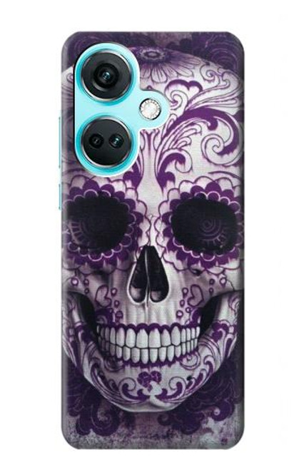 S3582 Purple Sugar Skull Case For OnePlus Nord CE3