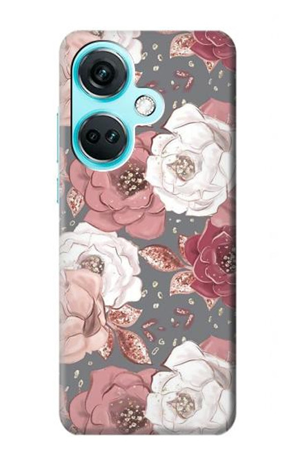 S3716 Rose Floral Pattern Case For OnePlus Nord CE3