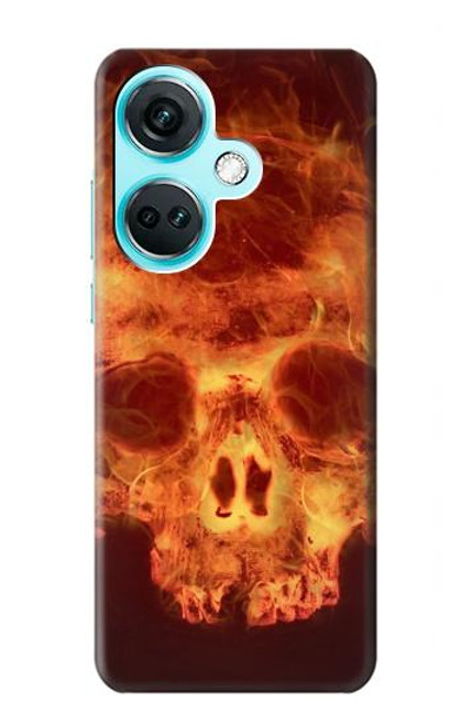 S3881 Fire Skull Case For OnePlus Nord CE3