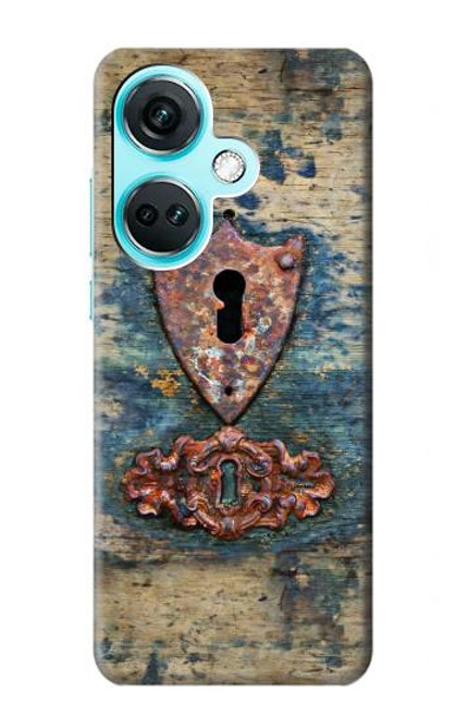 S3955 Vintage Keyhole Weather Door Case For OnePlus Nord CE3