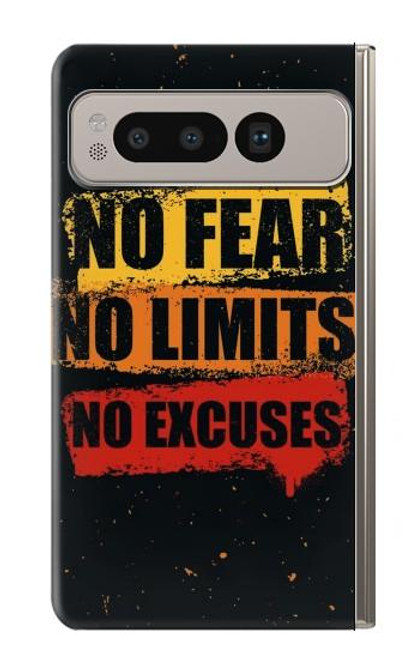 S3492 No Fear Limits Excuses Case For Google Pixel Fold