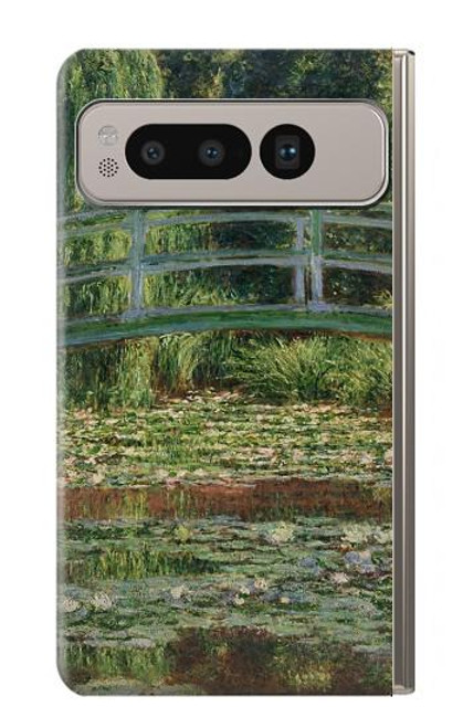 S3674 Claude Monet Footbridge and Water Lily Pool Case For Google Pixel Fold