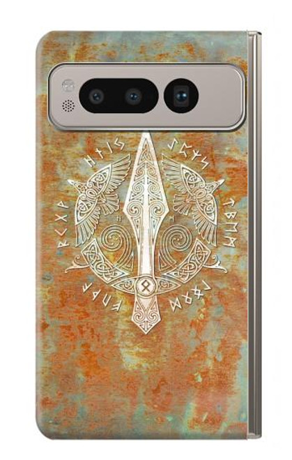 S3827 Gungnir Spear of Odin Norse Viking Symbol Case For Google Pixel Fold