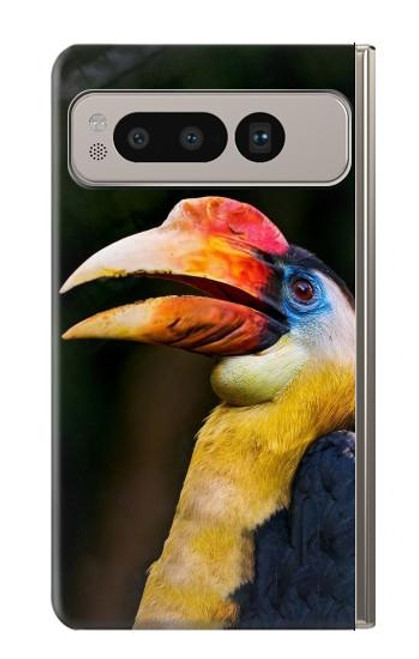 S3876 Colorful Hornbill Case For Google Pixel Fold