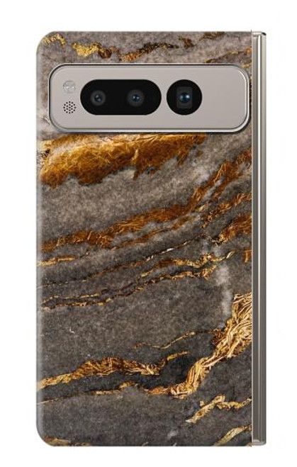 S3886 Gray Marble Rock Case For Google Pixel Fold