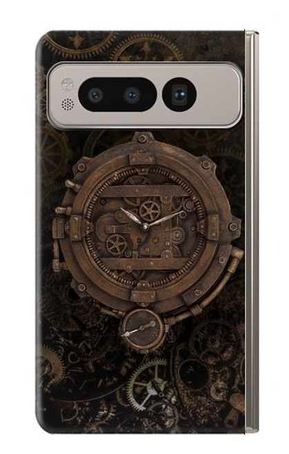 S3902 Steampunk Clock Gear Case For Google Pixel Fold